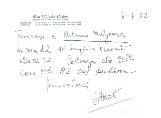 Messaggio Don Vittorione