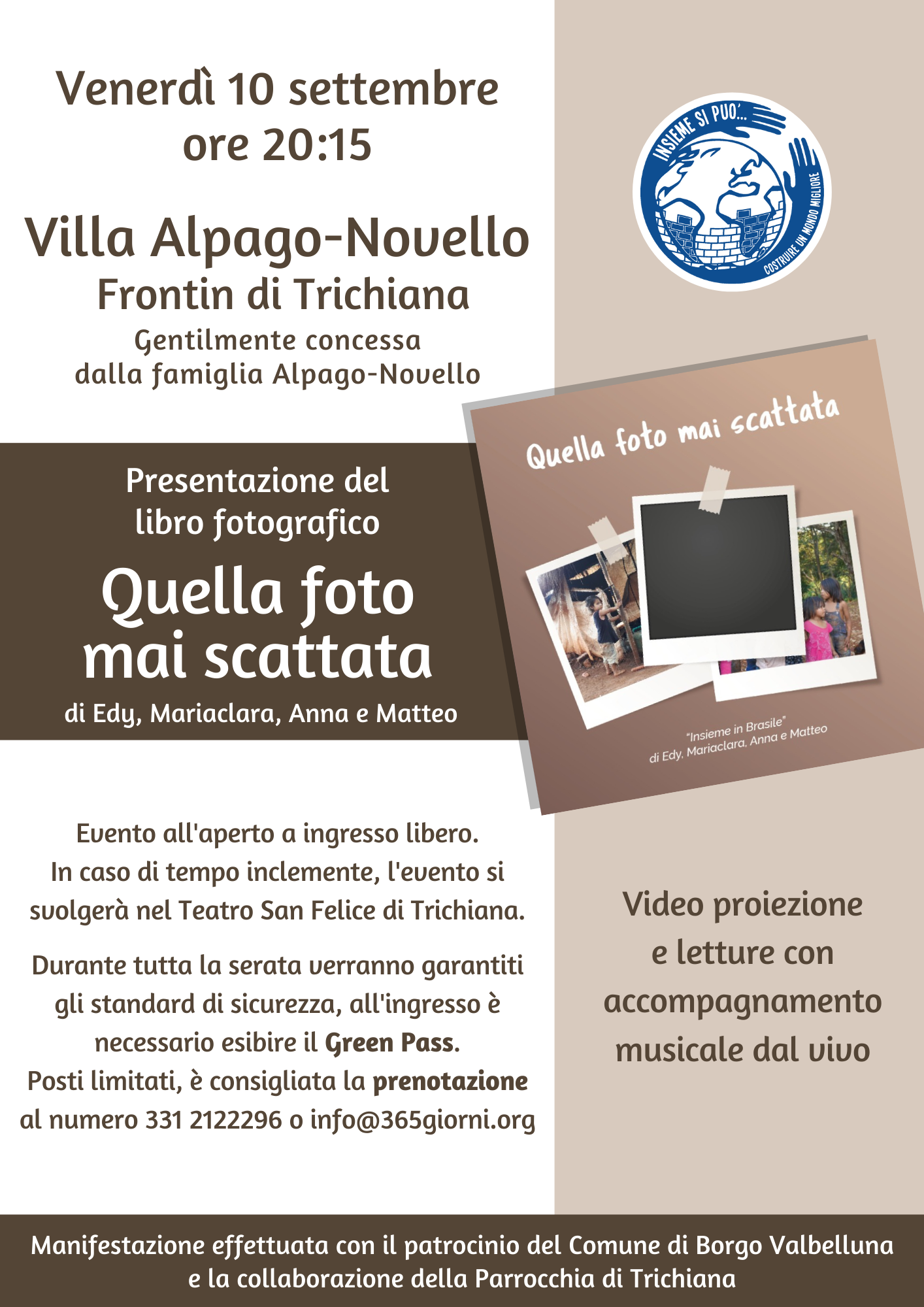 Locandina presentazione libro Brasile