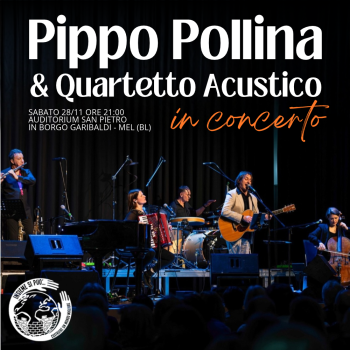 Biglietti concerto Pippo Pollina & Quartetto Acustico 28/11 ore 21